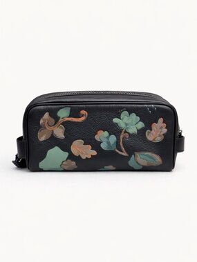 Coach Large Travel Kit in Dreamy Leaves Print